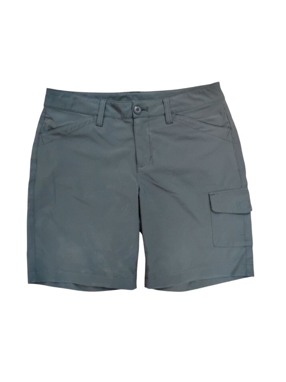 Eddie Bauer Womens 6 Gray Bermuda Cargo Shorts Outdoor Lightweight
